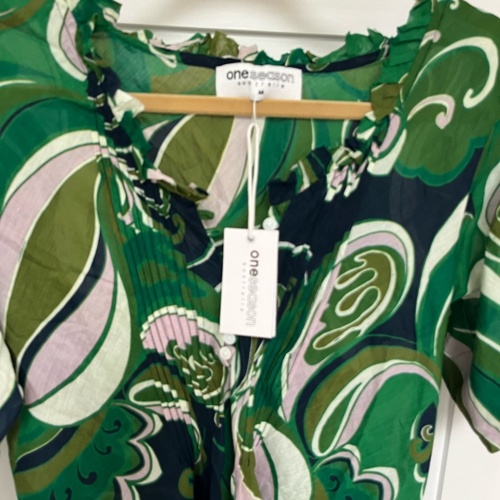 One Australia lightweight cotton dress NWT, size M